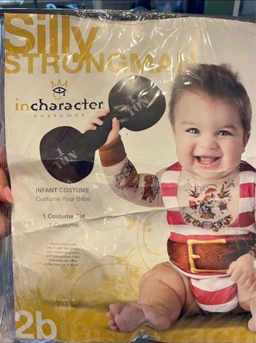 Infant Strong Man Costume (0-6 months)